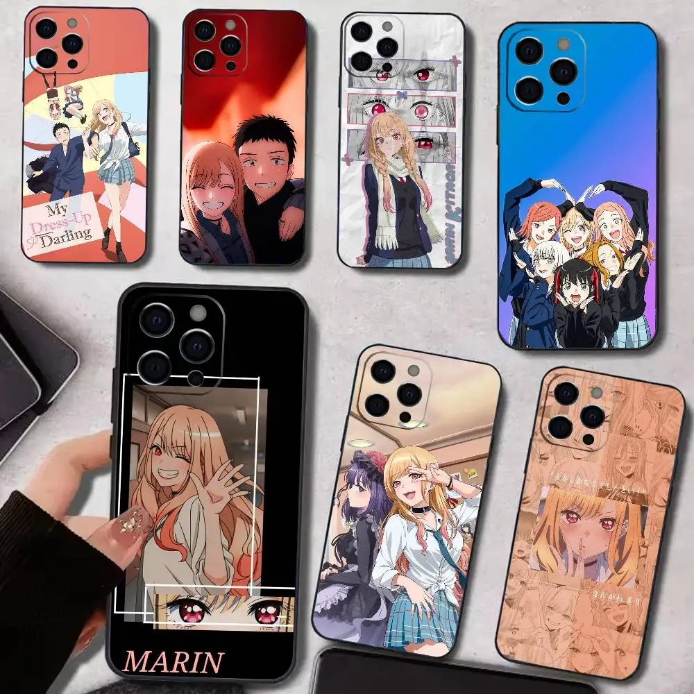 

M-My Dress-Up D-DarlingS Phone Case Silicone Soft For IPhone 17 16 15 14 13 12 11 X XR Plus Pro Max Plus