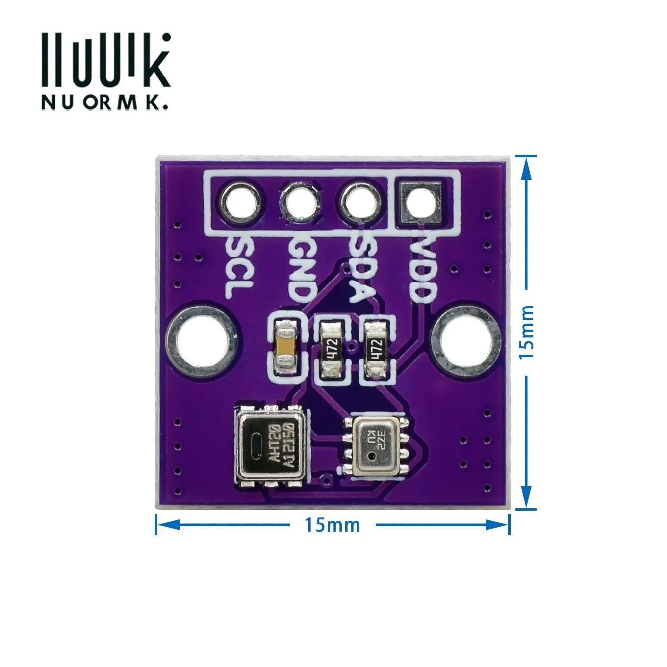 온도 습도 및 기압 모듈 고정밀 디지털 센서 IIC I2C 아두이노 ESP32, AHT20 + BMP280