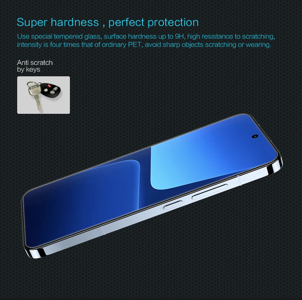 Nillkin For Xiaomi 13 Tempered Glass Amazing H Glass Anti-Explosion 9H 0.33mm Screen Protector For Xiaomi Mi 13 Phone Sticker