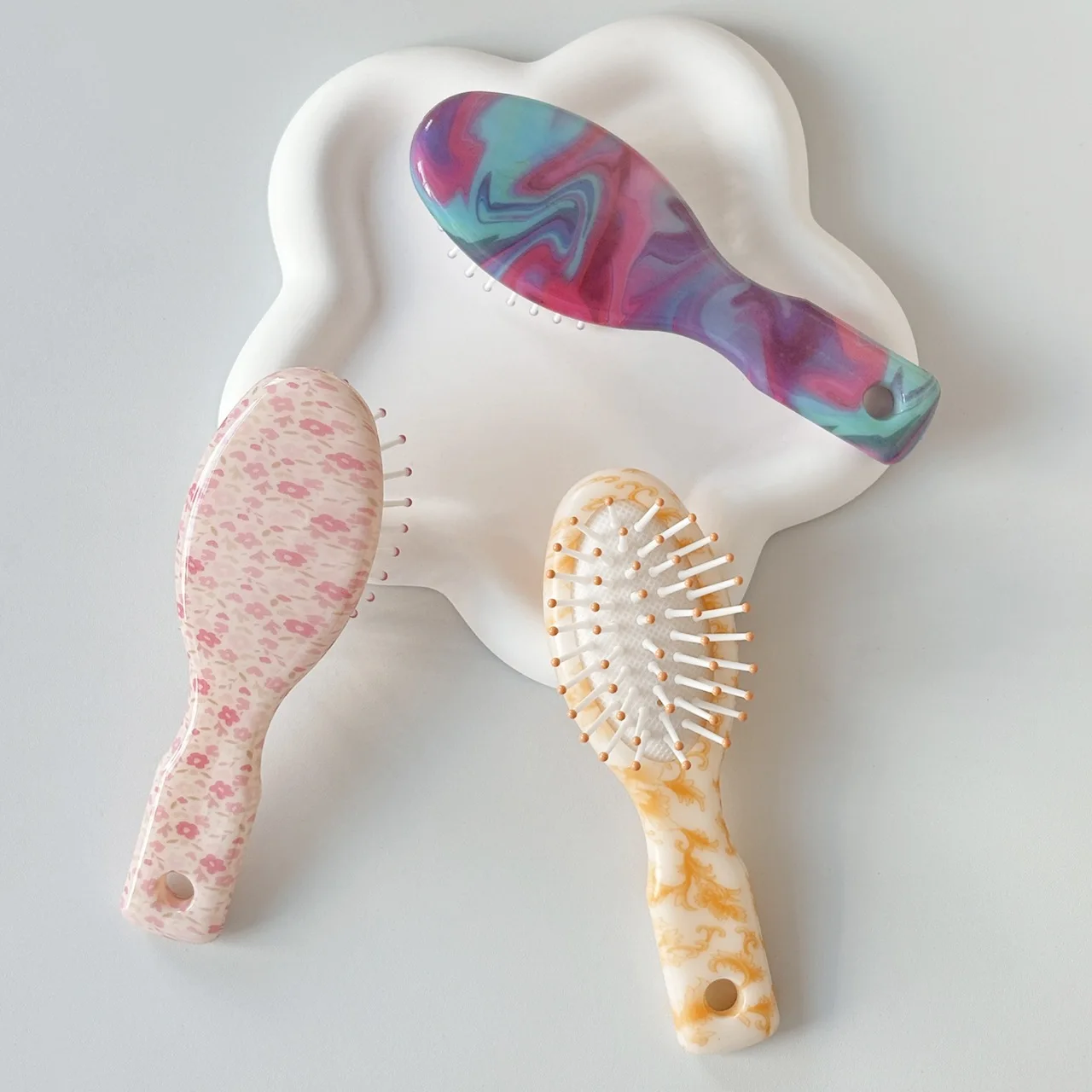 

1pc Mini Airbag Comb Portable Anti-static Cute Travel Massage Hair Brush Girls Hair Care Tools Hairdressing Styling Accessories