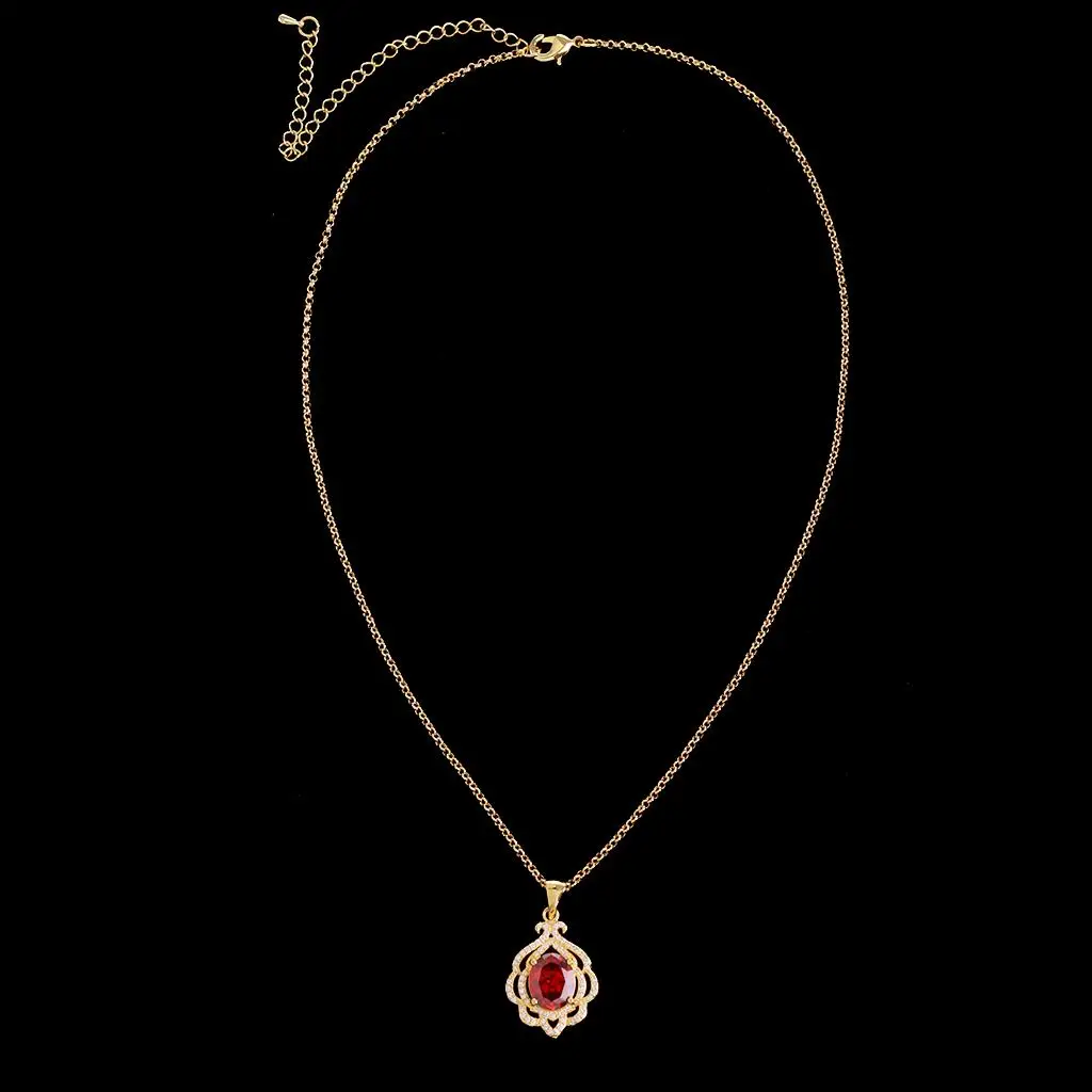 Wedding Jewelry Women Long Pendant Rhinestone Crystal Costume Necklace Stylish Bridal Accessory for Event