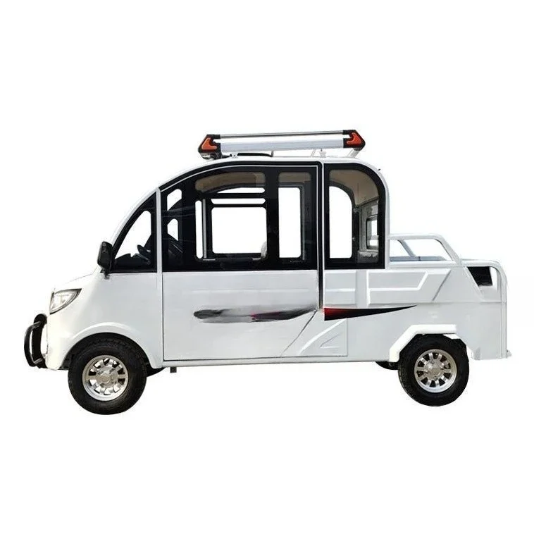 

Electric four-wheel pickup truck for home pick-up and drop-off of children, electricity