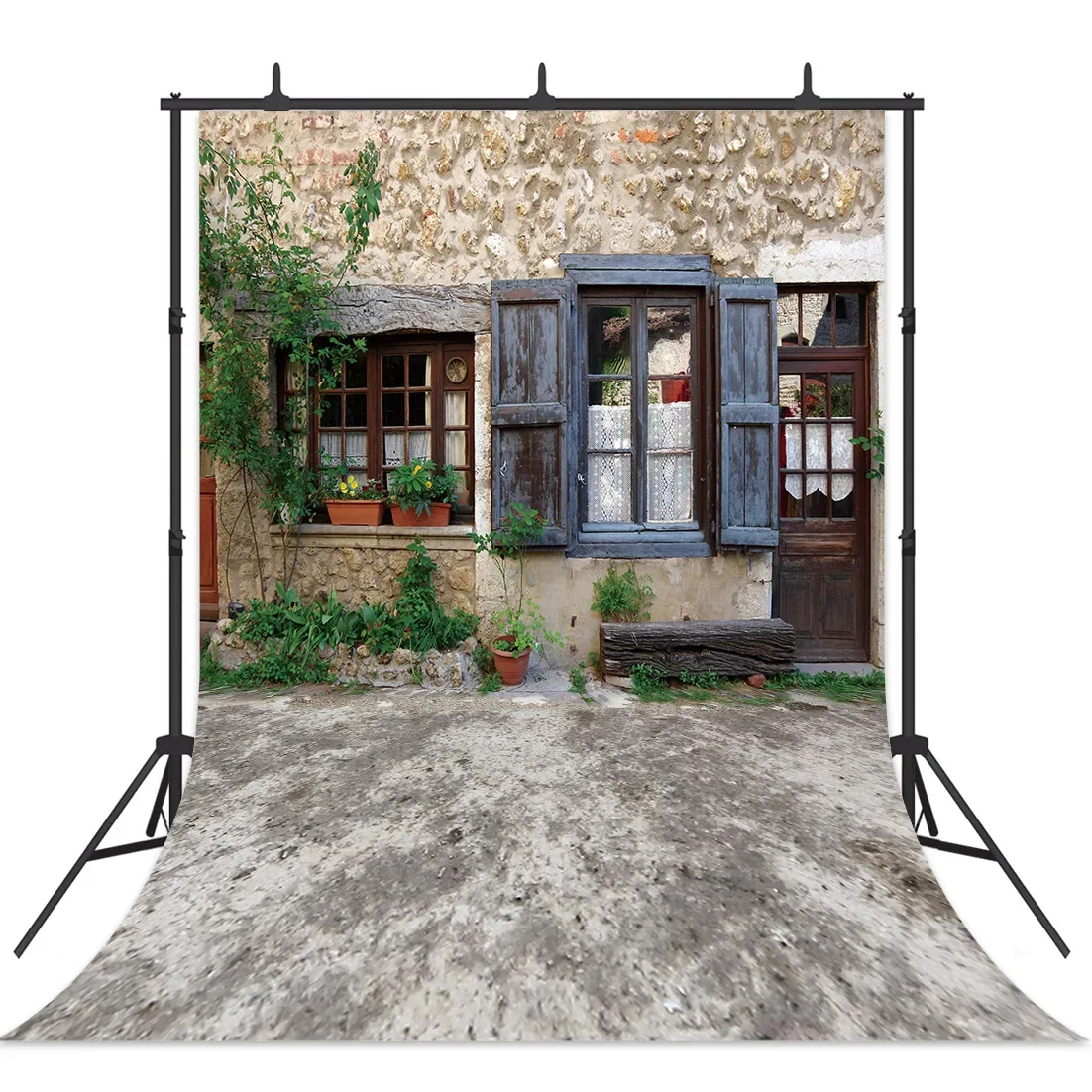 Old Rural House Backdrops Village Porch Yard Vine Door Spring Baby Photo Background Photography Backdrop Photocall Photo Studio