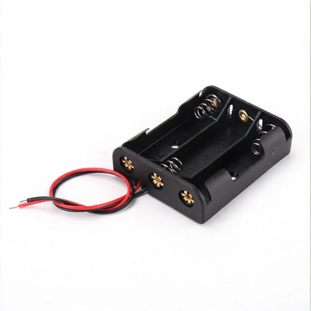 Electronic Circuit Power Case For AA Batteries With Switch DIY Experiment Educational Learning Device - view 6