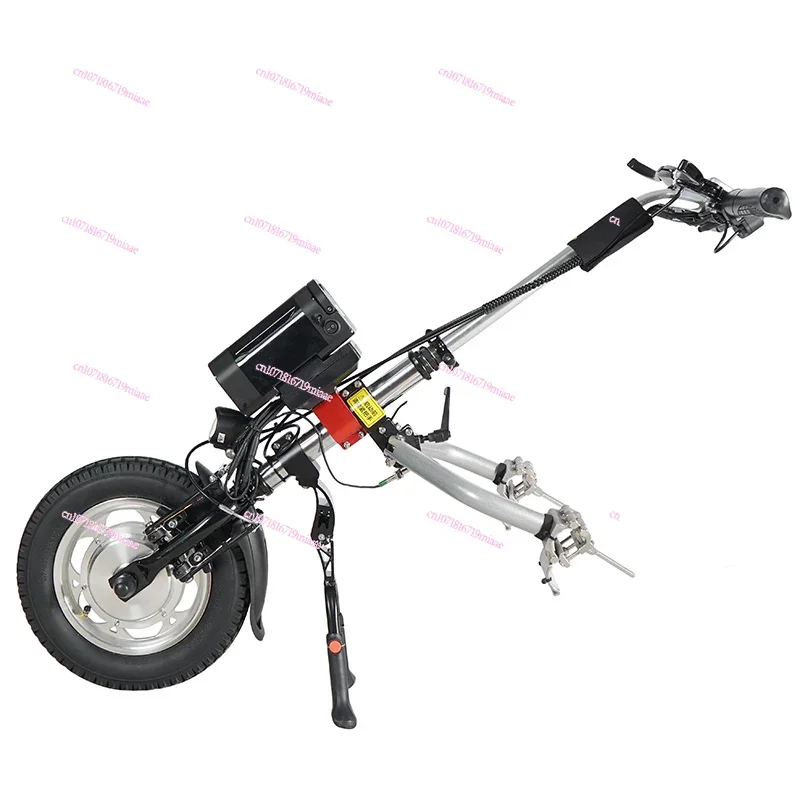 High-speed young people sports electric wheelchair traction drive head link head disabled the elderly scooter