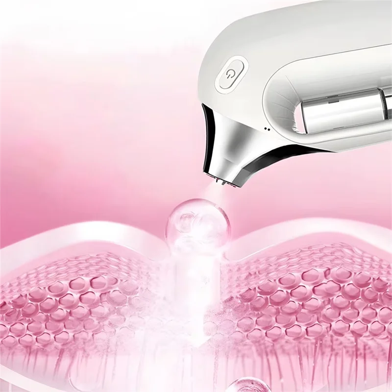 ABUD-Handheld Oxygen Injection Facial Skin Moisturizing Mist Airbrush Portable Mini Oxygen Cylinder Red