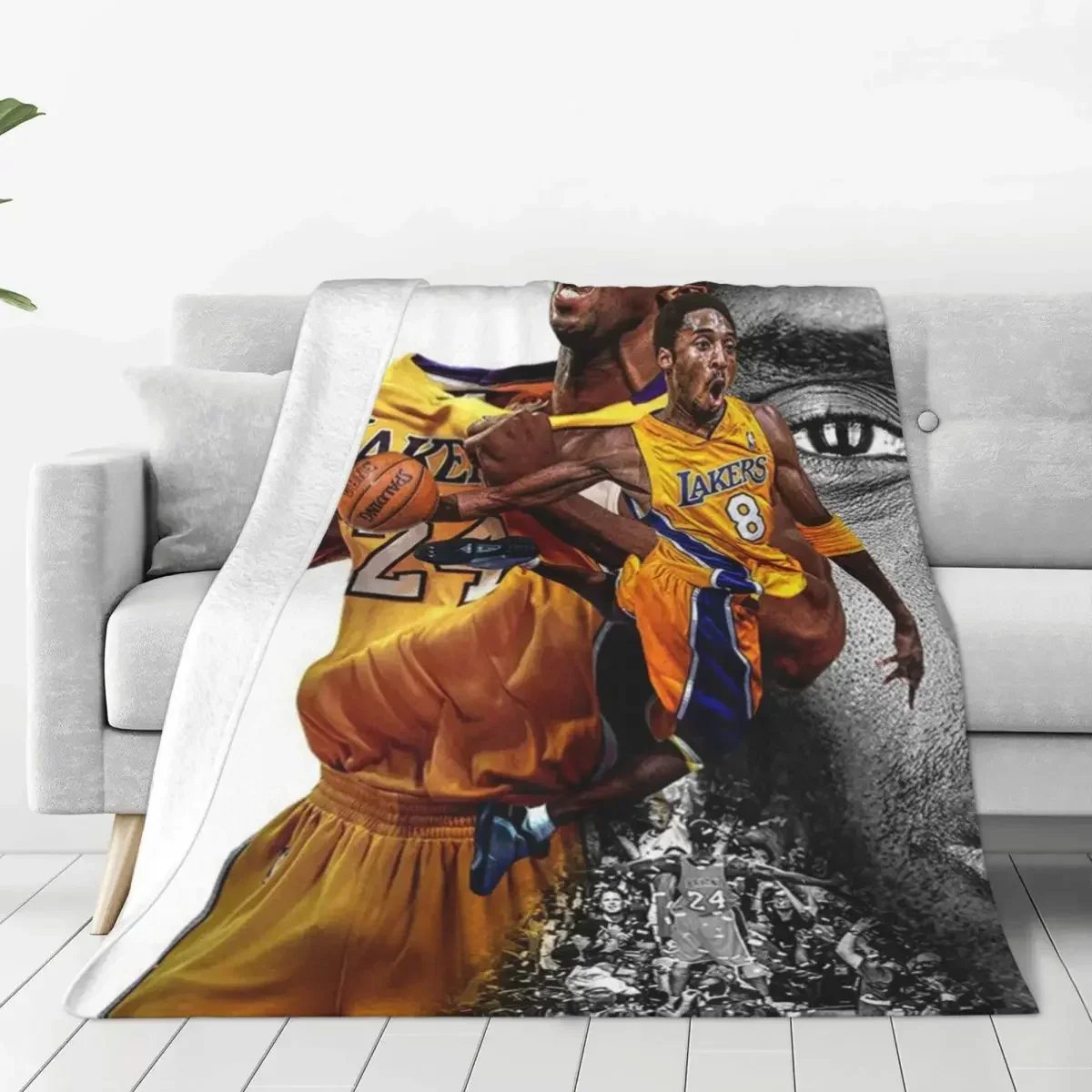 

Soft Warm Baby Blanket Airplane Travel Basketball Star Throws Blankets Honor Goal Flannel Babes Carpet Bedspread Sofa Bed Cover