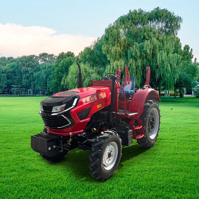 4WD 4x4 الديزل جرار زراعي 80-120HP الطاقة المقدرة آلات ذات عجلات متعددة الوظائف مع مكون المحرك الأساسي