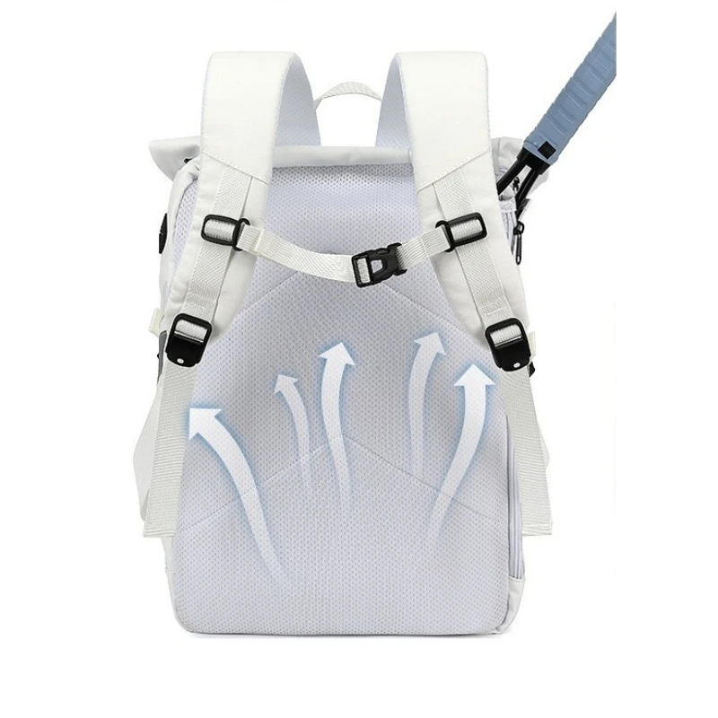 【Causal Backpack】Separated Shoes Compartment Thicken Tennis Backpack Large Capacity Multifunctional Sports Training Handbag