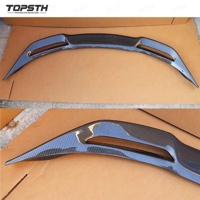 

Carbon Fiber Rear Spoiler 2019-2024 Model Y Dual Deck Aerodynamic Design