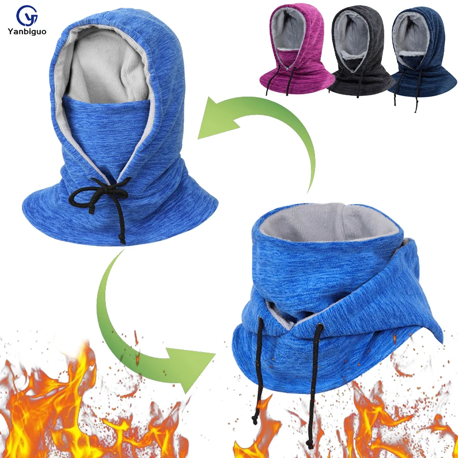 

Mask Warm Fleece Ski Mask for Men and Women Windproof Winter Face Cold Weather Motorcycle Bike Cycling Neck Warmer