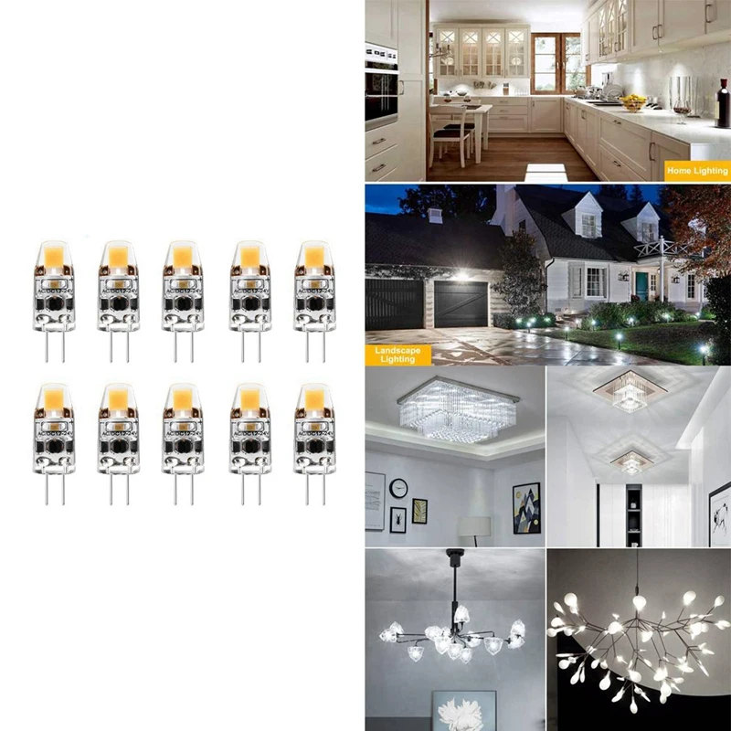 

G4 Bulb 2W G4 Led Bulb Is Equivalent To 20W G4 Halogen Bulb Replacement Part,G4 Base Ac/Dc12v-24V 10Pcs