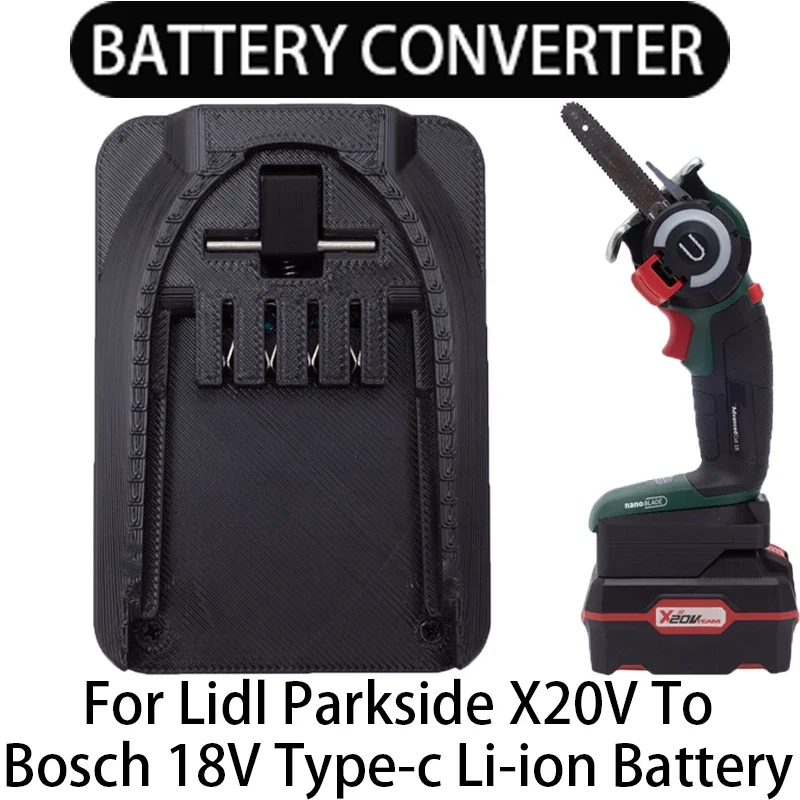 

Battery Adapter/Converter for Bosch 18V PBA tools to Lidl Parkside X20V Li-ion Battery Adapter power tool accessories