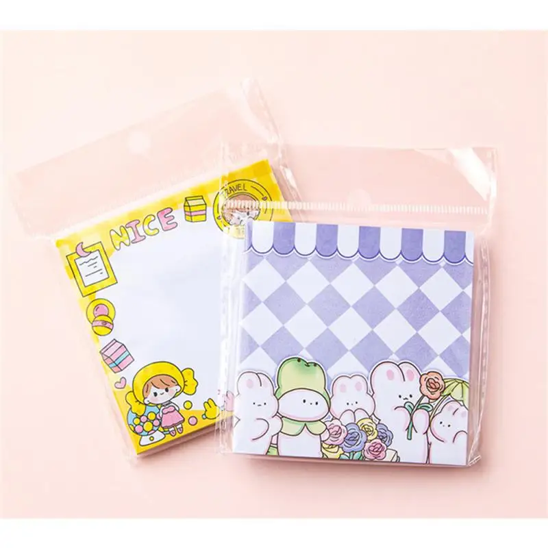 ملاحظات لاصقة لطيفة على شكل حيوانات كرتونية ، وسادات مذكرات عالية الجودة مع لاصق قابل للإزالة ، هدايا كاواي عملية ممتعة للقرطاسية