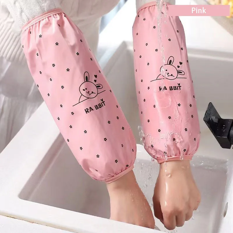 Waterproof sleeves for women home use kitchen grease hand sleeves home labor sleeves anti-dirty sleeves