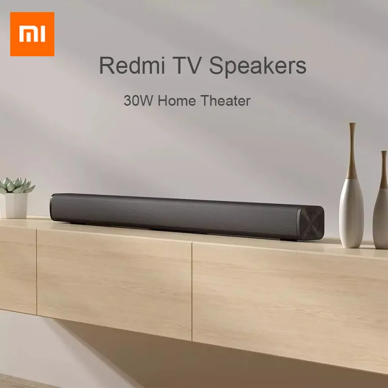 Xiaomi Redmi TV Bar Speaker Wired and Wireless 30W Bluetooth 5.0 Home Surround SoundBar Stereo for PC Theater Aux 3.5mm