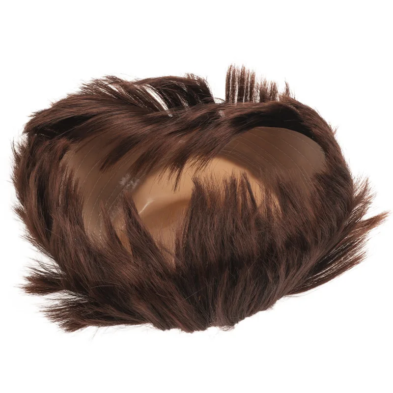 ذكر الراهب شعر مستعار تأثيري آلة صنع الشعر الاصطناعية، مناسبة لجميع القديسين كرنفال موضوع زي حفلة الدعائم شعر مستعار أصلع