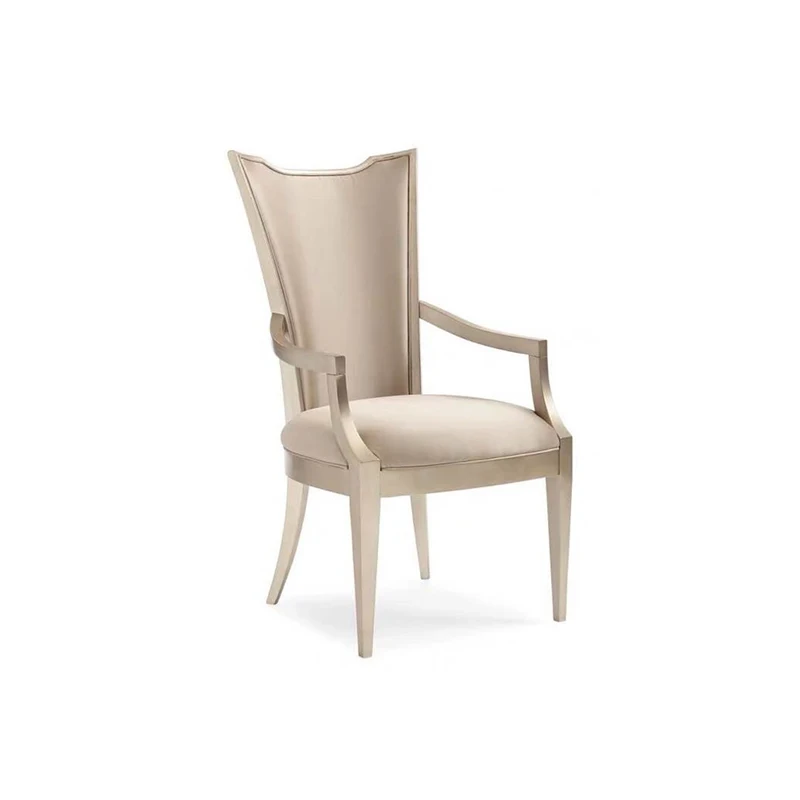 

！@Manufacturer New American Luxury Leather Restaurant Chair High Back Genuine Leather Chair
