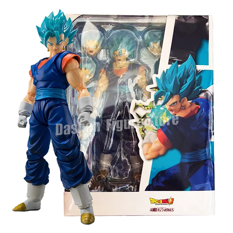 

Shf Dragon Ball Z Figures Super Saiyan God Vegetto Action Figure Model Collection Anime DBZ Vegeta Son Goku Potara Figurine Toys