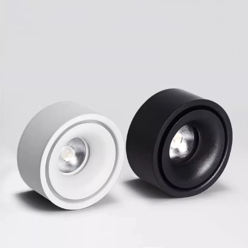 Dimmable Surface Mounted LED Downlights COB 12W15W 18W 21W 24W Mounted Ceiling Lamps Spot Light  Ceiling Lamp Home Business