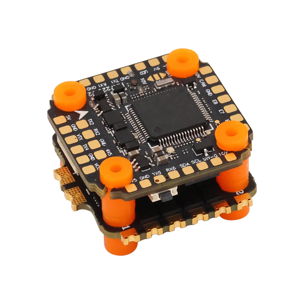 

BLHeli-32 40A 4in1 ESC & FC FPV Stack,20x20mm 2-6S,Dual BEC,Dual ICM42688 Gyros Flight Controller,For RC FPV Racing Drones