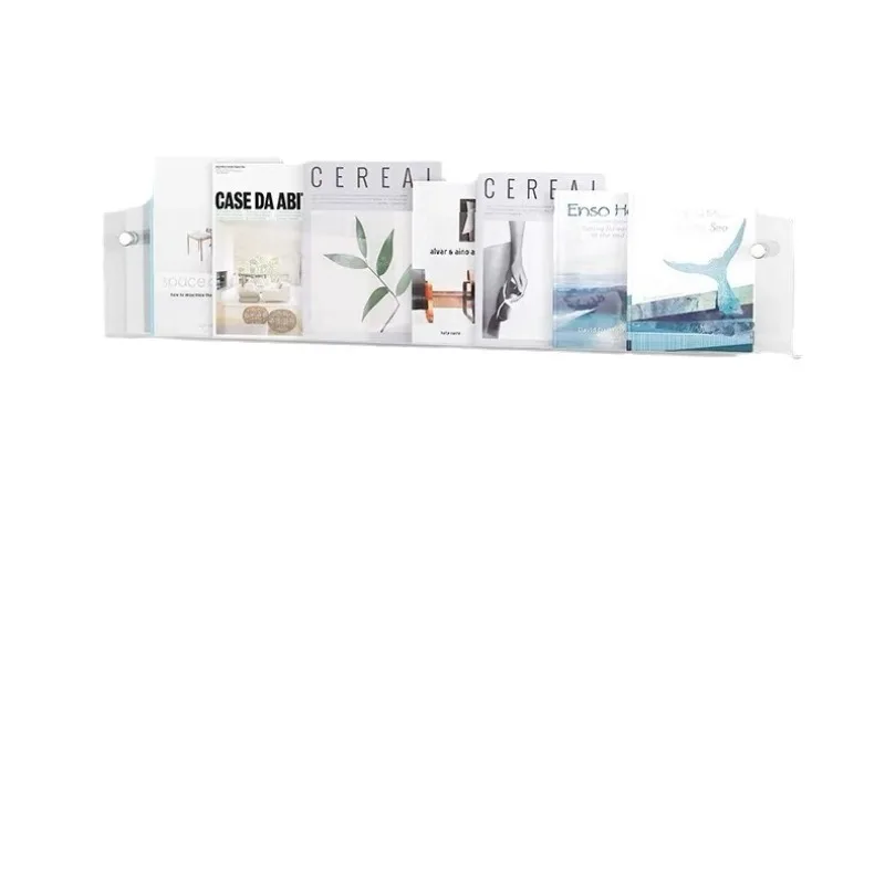 Minimalist Wall Display Rack, Sofa Side Floating Board, Household Storage Shelf for Magazines,  Small Home Decor Ite