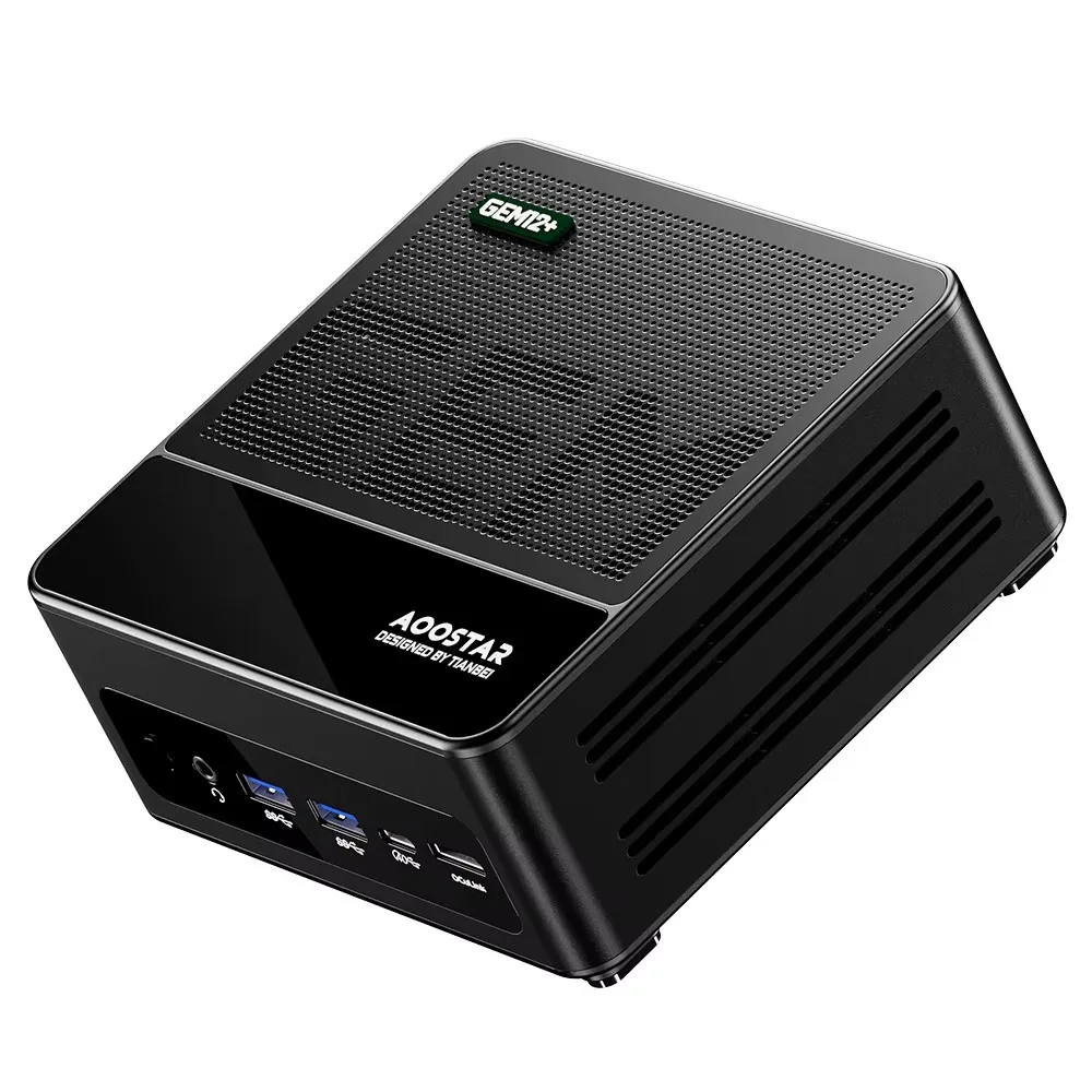GEM12+ Mini PC | AMD Ryzen 7 Pro 8845HS (8C/5.1GHz), 32GB+1TB SSD