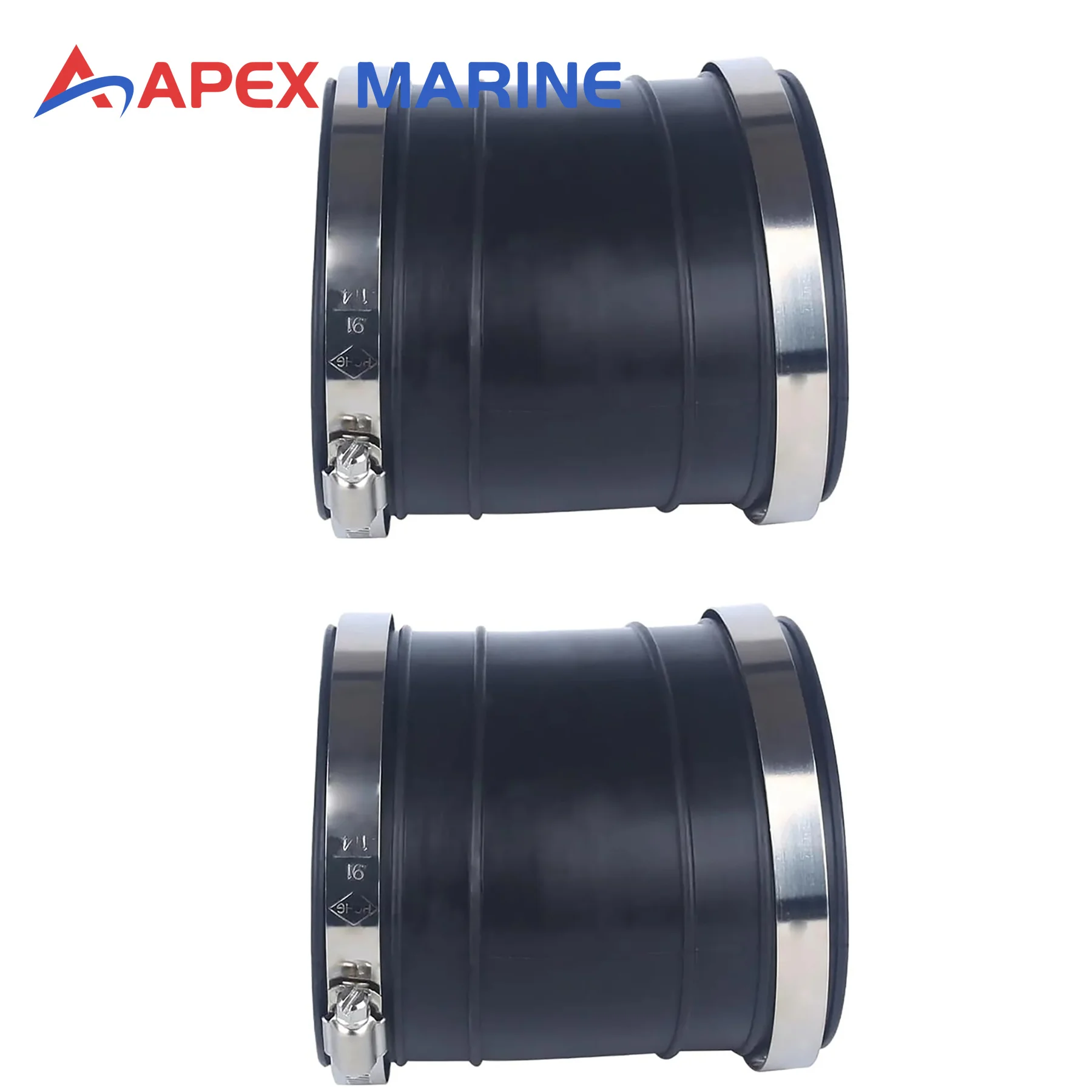 32-14358T Lower Tube Exhaust Bellows Kit W/ Water Shutters 807166A3 Fits for Mercruiser V6 V8 Stern Drive Motors Rep 32-14358001 view 2