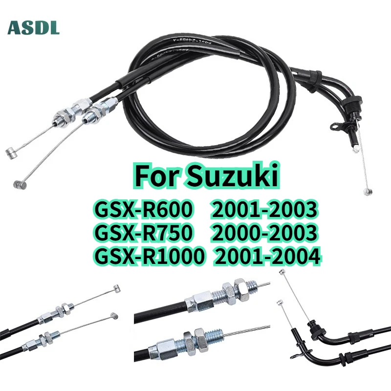 Motorcycle Throttle Oil Cables Line Accelerator Cable for Suzuki GSX-R750 00-03 GSX-R1000 01-04 GSXR1000 GSX R1000 GSX-R600