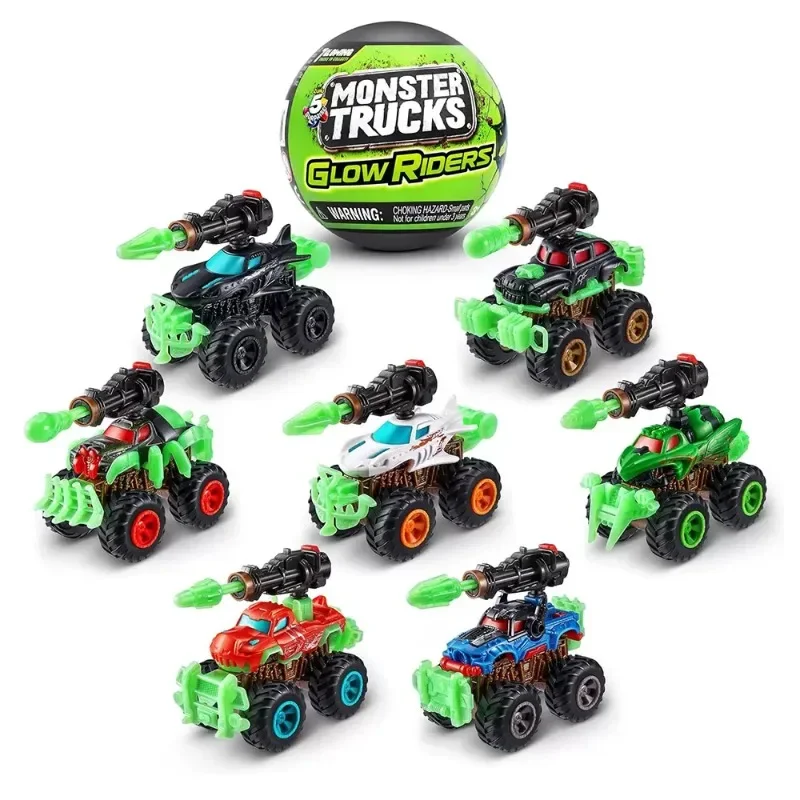 

5 Surprise Ball Capsule Toys Monster Trucks Mini Armored Vehicles Cannonball Car Blind Box Toys Collect Ornaments Kids Gifts