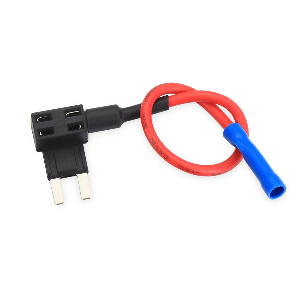 1Pc Car Add-A-Circuit Fuse Tap Adapter Mini ATM Fuse Holder Blade Fuse Holder 12V Add Circuit Boxes Take Electrical Appliances