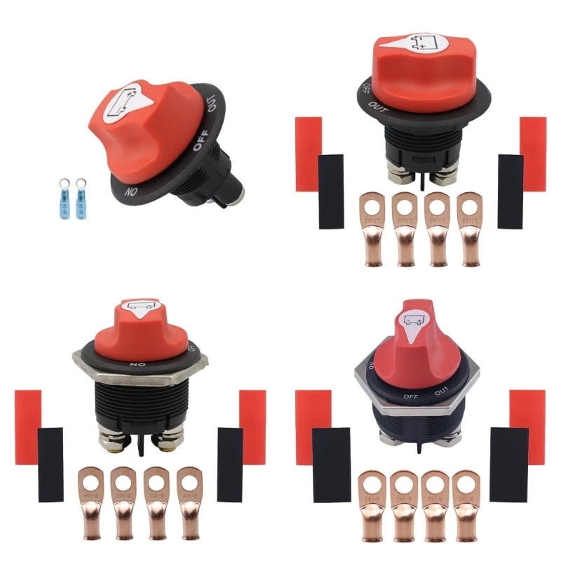 Car ON Offs Power Battery Switches for Marine Boat ATV 50A-300A Battery Disconnect Kills Isolator