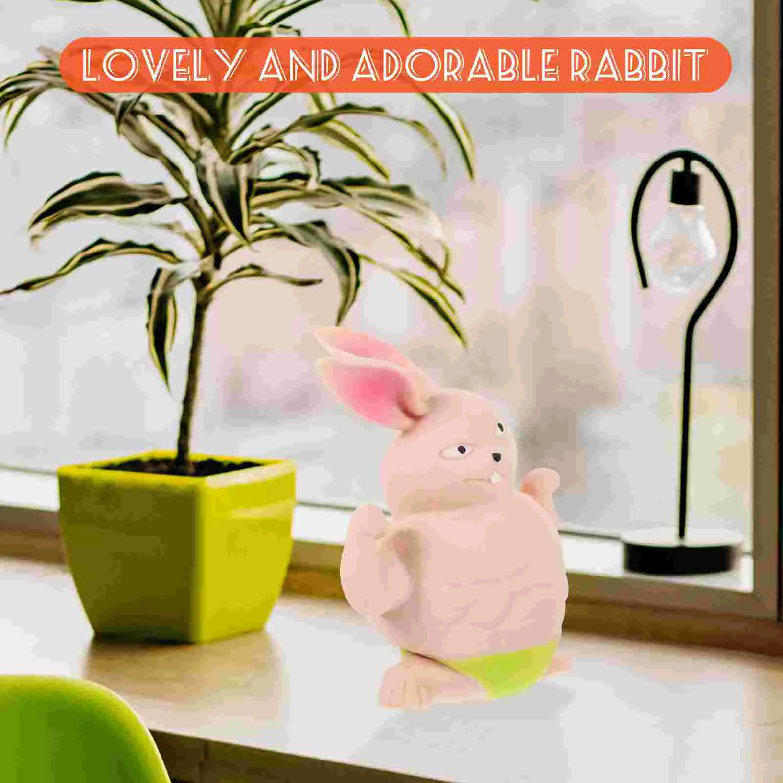 Toy Toys Cartoon Rabbit Shape Squeeze Funny Animal Household Stretchy