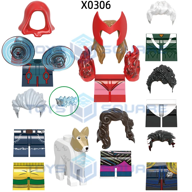 Экшн-фигурки, оружие, брюки, волосы, шлем, модель, детали, набор, подарки, игрушки для детей X0306