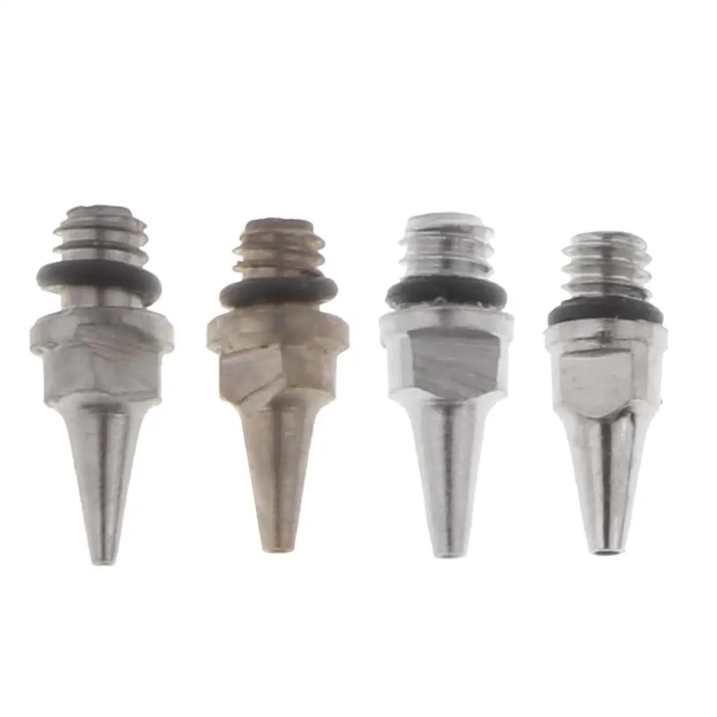 Durable Metal Airbrush Nozzle Replacement Precision Sprayer Nozzle Upgrade Airbrushing Parts for Repair and Maintenance Kit