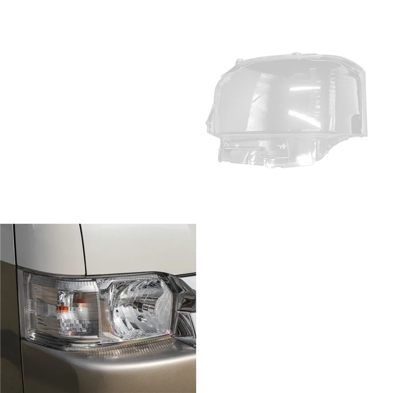 

2X для Toyota Hiace 200 Series 2010-2013 левая фара, абажур, прозрачная крышка объектива, крышка фары