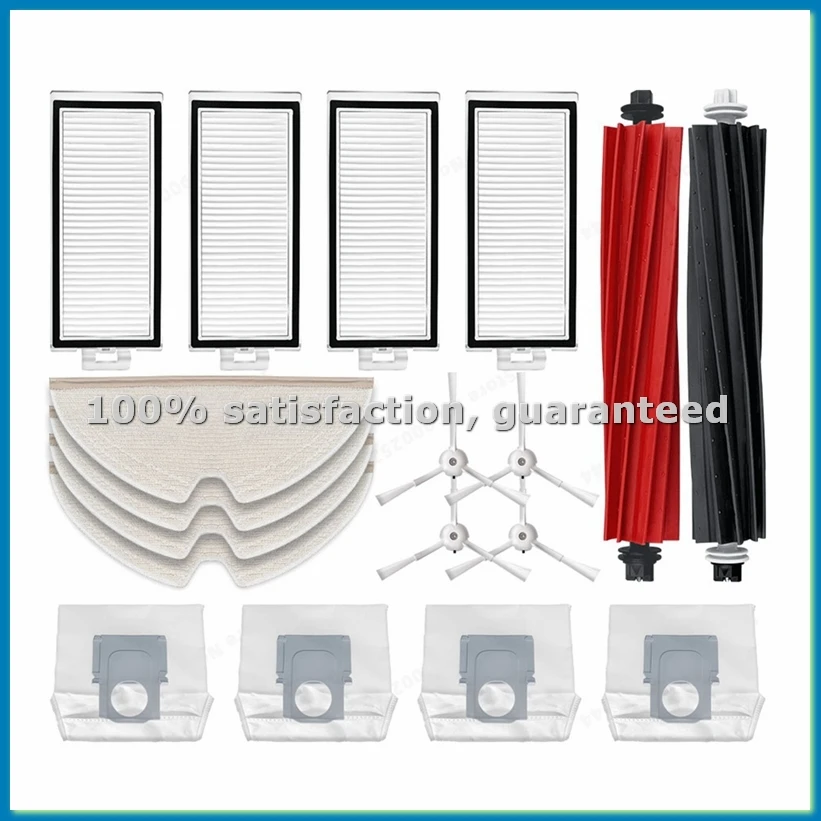 q8-max、q8-max-、q5-pro、q5-pro-用交換スペアパーツアクセサリー-hepaフィルター-モップクロス-ダストバッグ-abrm