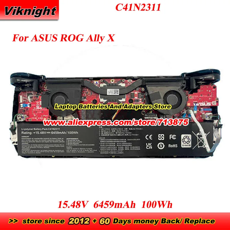 

C41N2311 High-quality Battery 15.48V 6459mAh 100Wh for ASUS ROG Ally X Handheld Gaming Console Battery