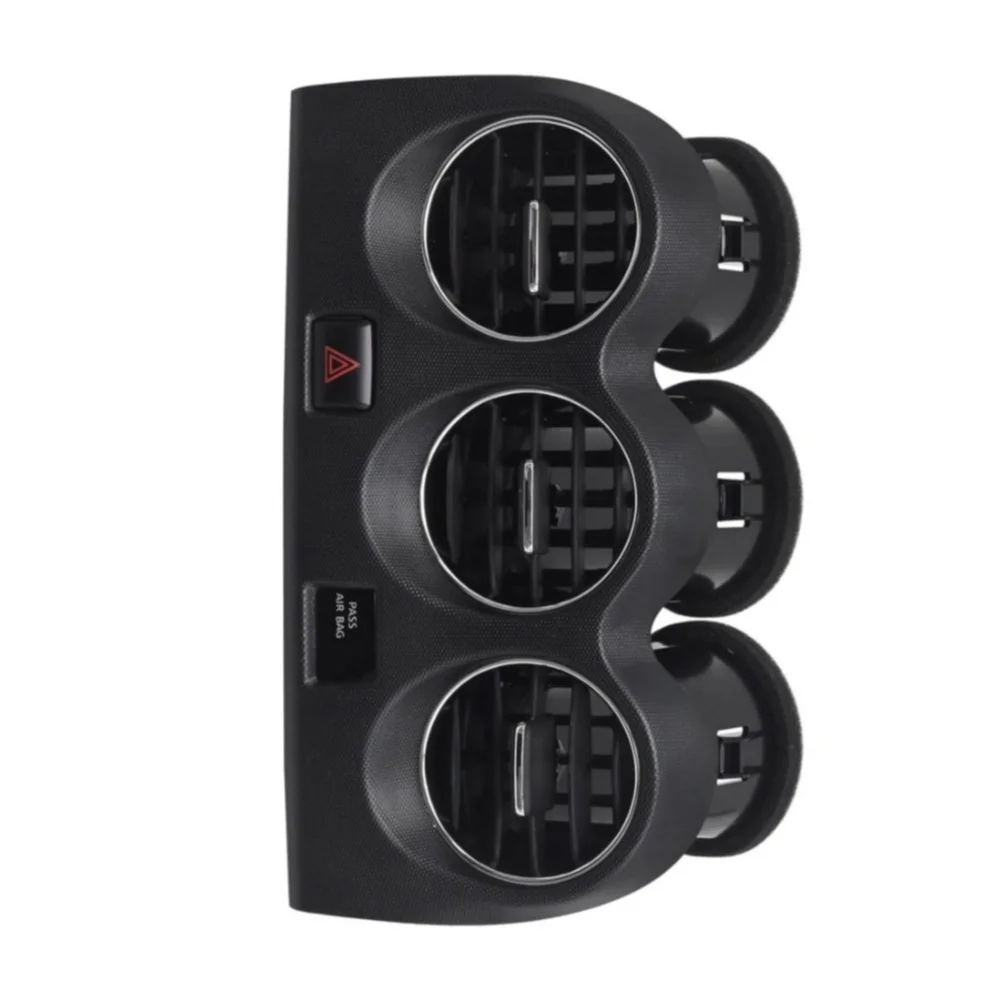 For Car Interior Repair AC Vent Center Vent Direct Replacement No Programming Required Plastic And Rubber Material