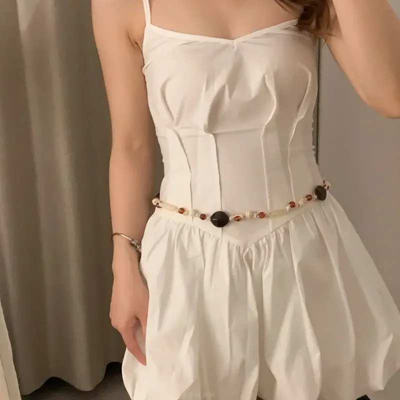 سلسلة خصر على شكل فراشة بوهيمية للنساء، حزام مجوهرات أنيق للجسم، إكسسوار أزياء Y2K لمطابقة الفساتين وملابس السباحة #5