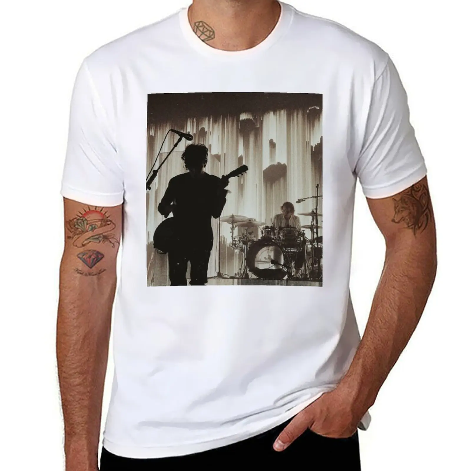 

lostmyhead - the1975 T-Shirt man t shirt cotton high quality man t shirt designer T-Shirt