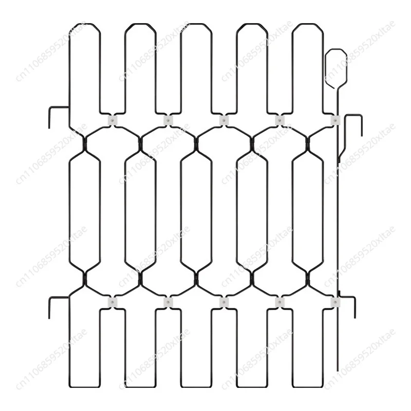 Metal Retractable Pet Gate - Indoor Outdoor Cat Dog Fence with Stair Guard, Child Safety Barrier