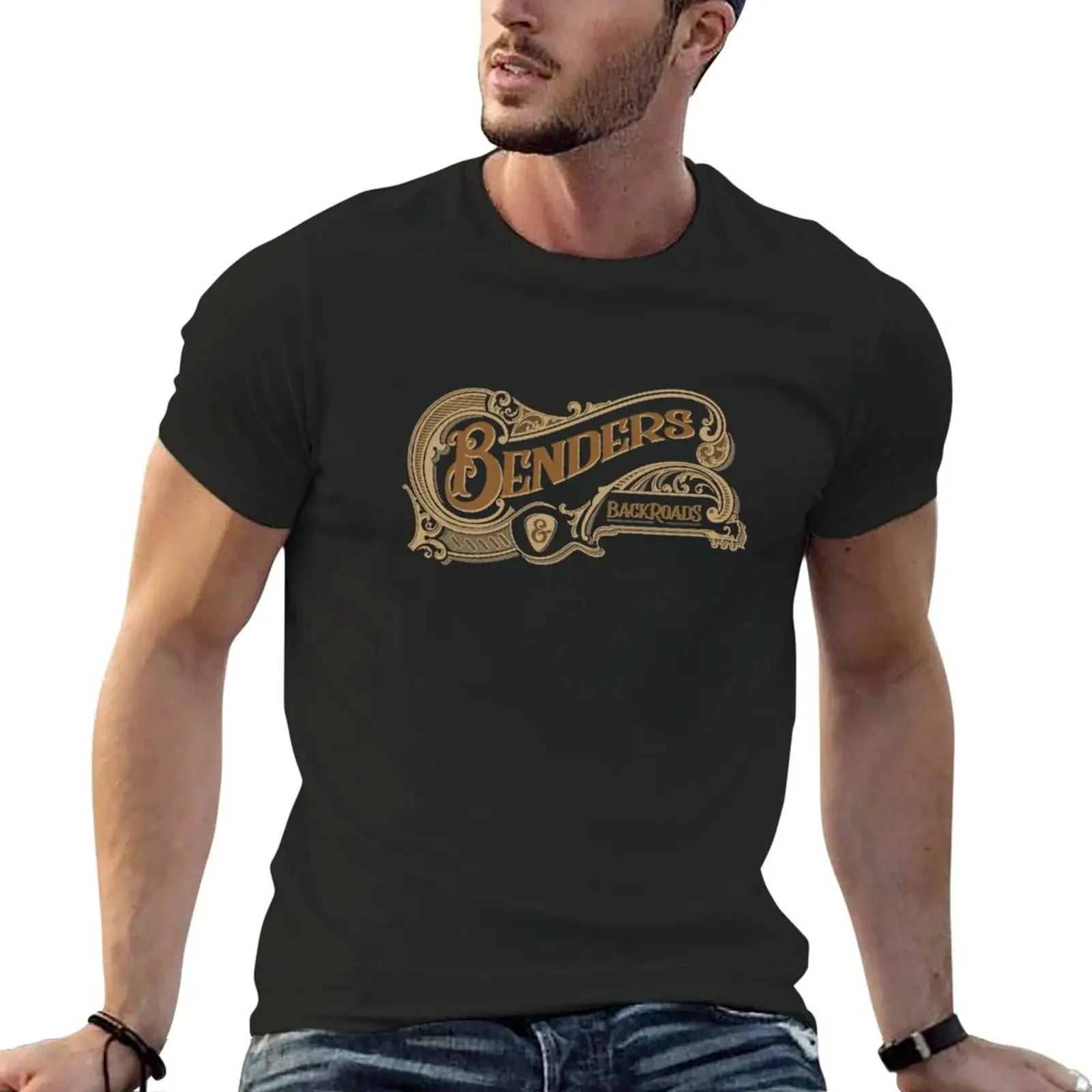 Benders & Backroads T-Shirt custom t shirt tops mens t shirt graphic