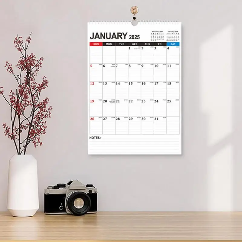 2025-2026 Wall Calendar Planner Calendar From January 2025 To June 2026 Family 18 Months Calendar An Effective Reminder To