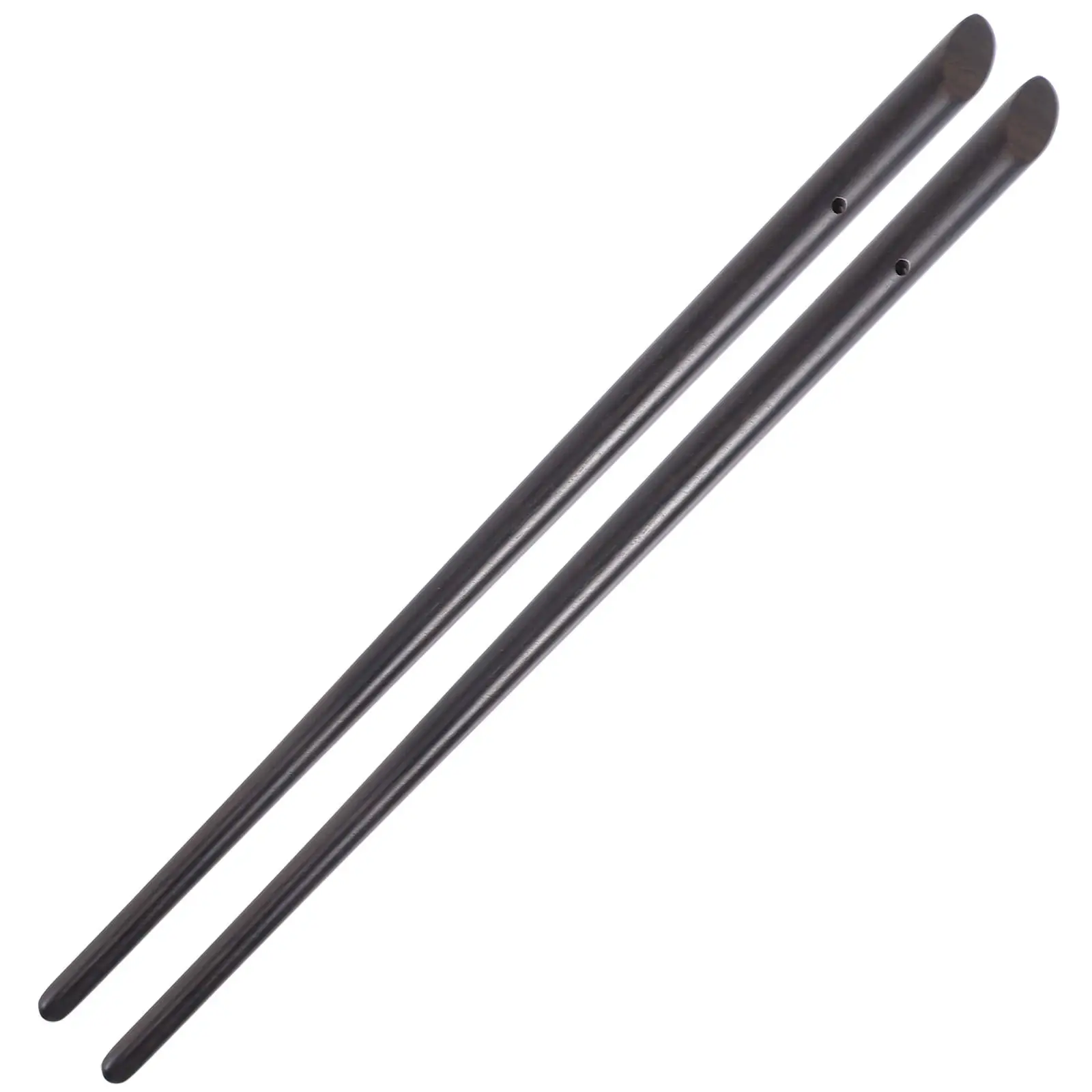 

2 Pcs Ebony Hairpin Vintage Wood Smooth Edge Long Chinese Hair Accessories Wedding Party Ancient Hairstyle DIY Decor