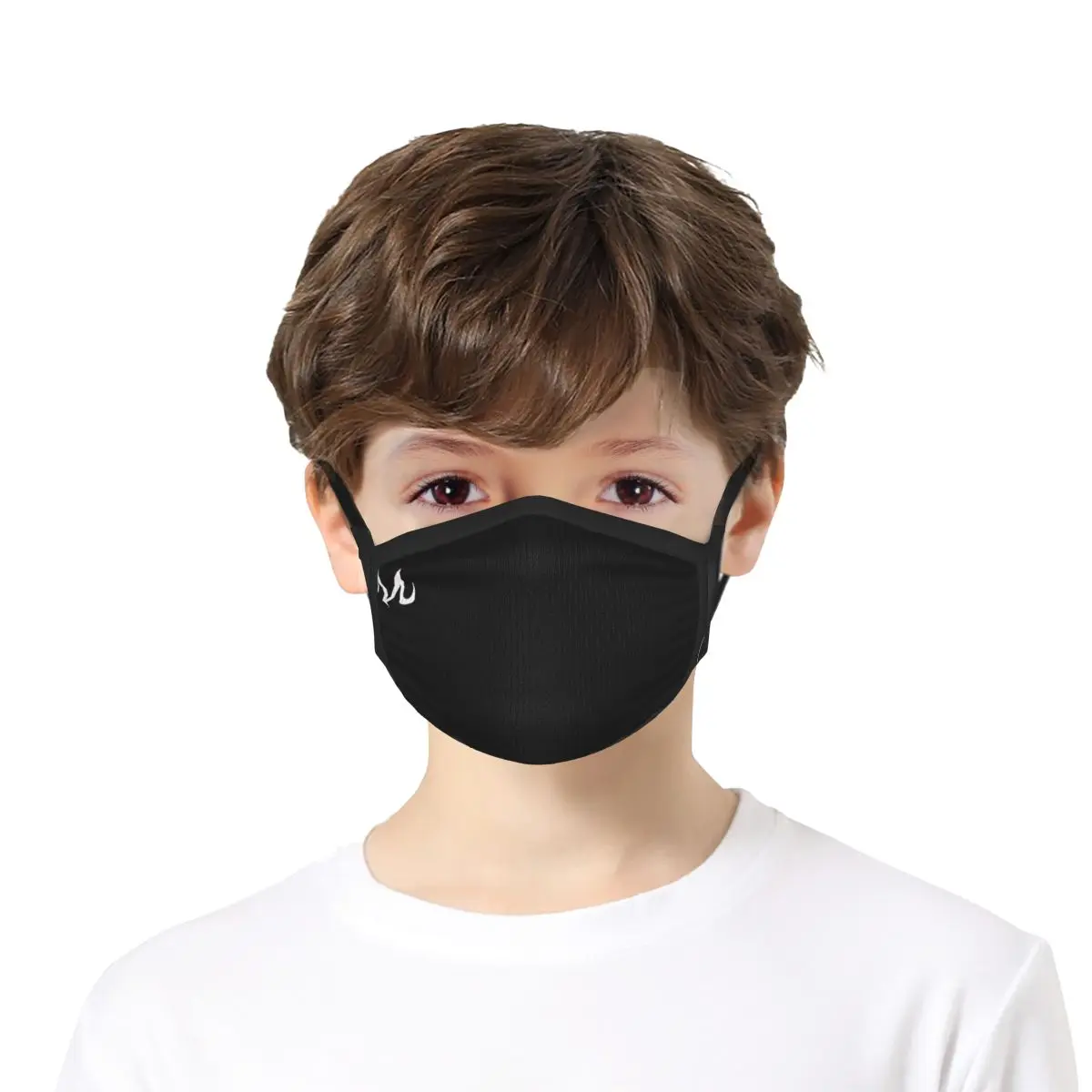 Maléfique M-Masque lavable et réutilisable pour enfants, masque coupe-vent, respirant, confortable, motif de dessin animé imprimé, adapté aux enfants, 5 pièces