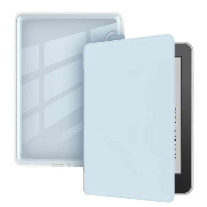 

Твердый магнитный чехол для Kindle Paperwhite 3 2 1 DP75SDI 5-го 6-го 7-го поколения 2012/19/2015/2017 Защитная прозрачная задняя крышка