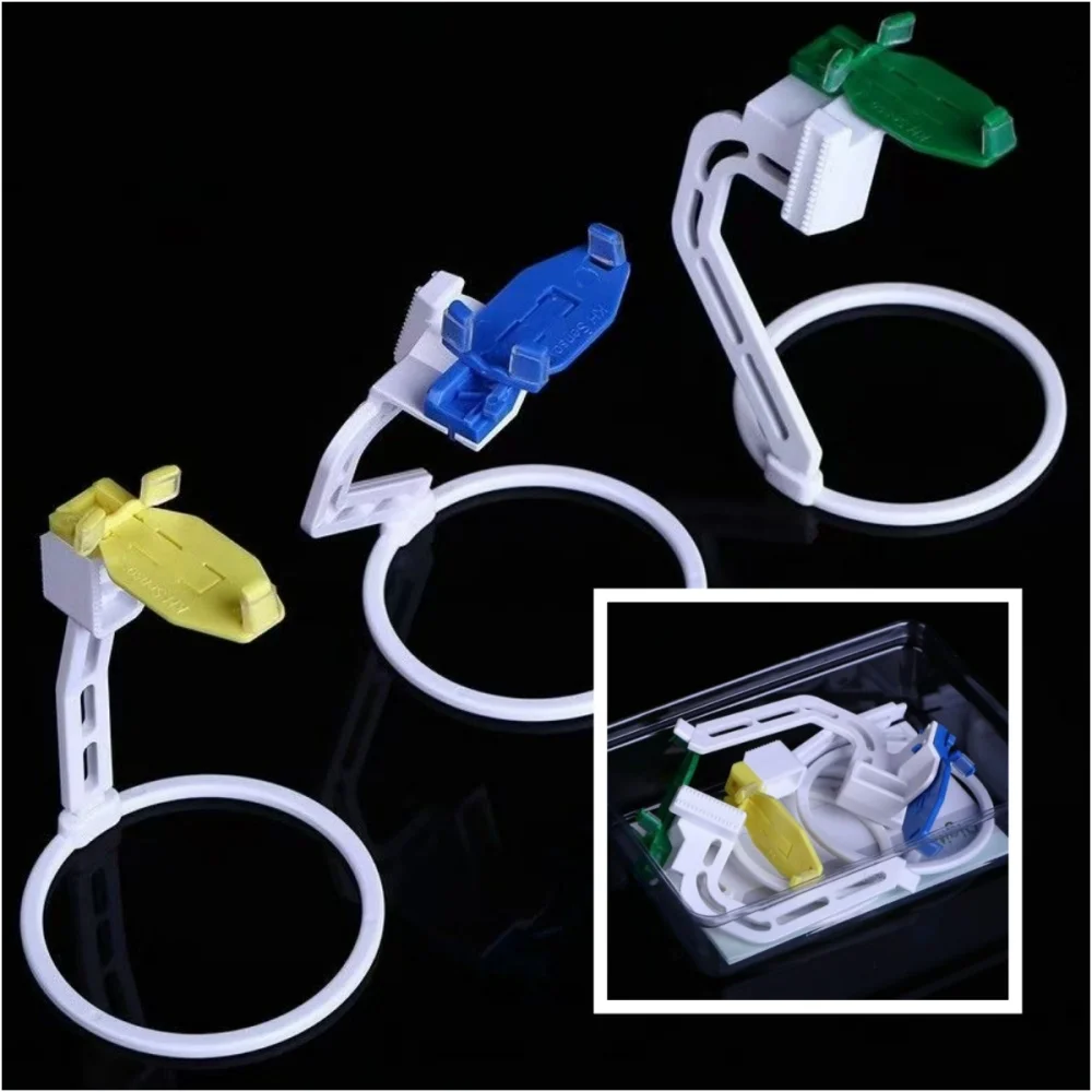 

Держатель позиционера стоматологического рентгеновского датчика, стоматологическая лаборатория, цифровой рентгеновский локатор пленки, портативный пластиковый инструмент для позиционирования стоматолога, 3 шт./компл.