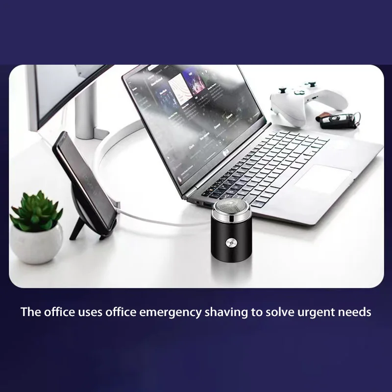 Electric Razor For Men Mini Travel Shaving Machine Washable Portable Men's Beard Trimmer Razor USB Rechargeable & Washable