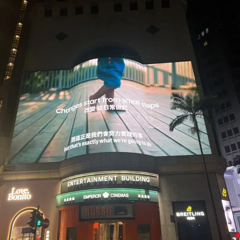 1 tela de painel LED interno e externo para restaurante